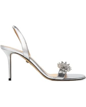 Mach & Mach Slingback Sandal - White