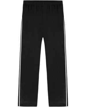 Represent Stripe Track Pants - Black