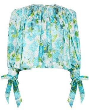 Chloé Long-Sleeved Cover-Up - Blue