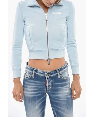 DSquared² Zip-Up Sweatshirt - Blue