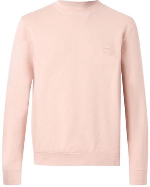 BOSS Logo-Patch Sweatshirt - Pink