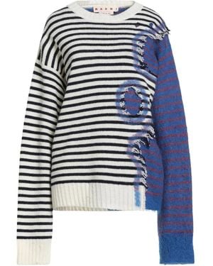Marni Striped Sweaters - Blue