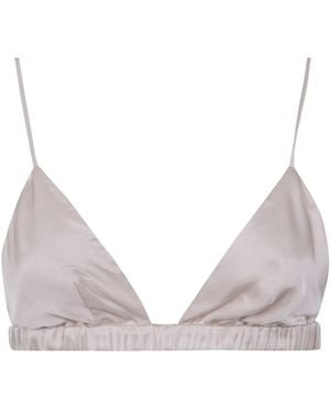 Frankie Shop Thin-Strapped Bra - Gray