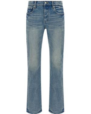 Purple Brand Flare Worn Jeans - Blue