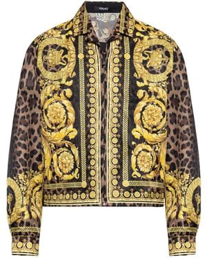 Versace Patterned Jacket - Yellow