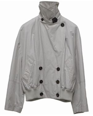 Brunello Cucinelli Long-Sleeve Casual Jacket - Gray
