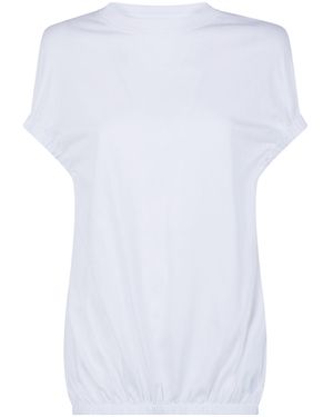Liviana Conti Hailey Gathered T-Shirt - White