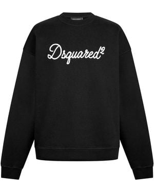 DSquared² Big Signature Crew Sweatshirt - Black