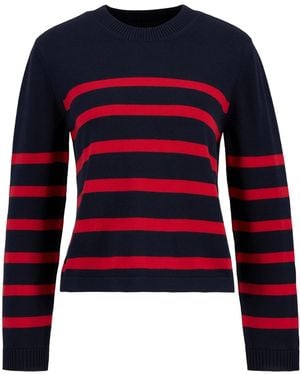 Barbour Striped Crew Neck Sweater - Blue