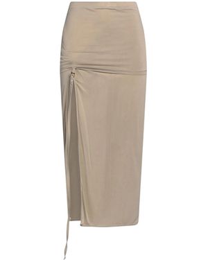 Jacquemus Asymmetric Skirt - Natural