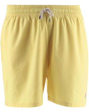 Ralph Lauren Polo 5.75-Inch Traveller Classic Swim Trunks - Yellow