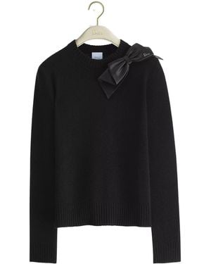 Dior Wool-Cashmere Knitwear - Black