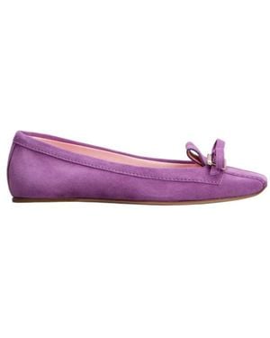 Roger Vivier Virgule Ballerinas - Purple