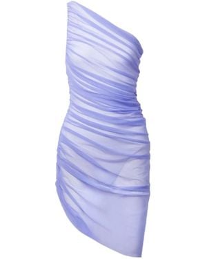 Norma Kamali Diana Pleated Dress - Blue