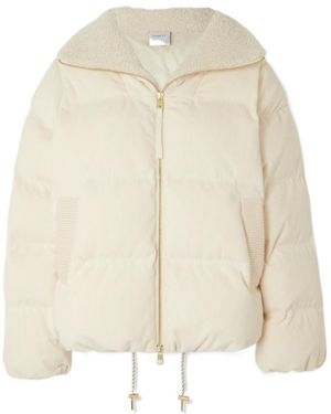 Varley Long-Sleeved Zippered Cotton Jacket - Natural