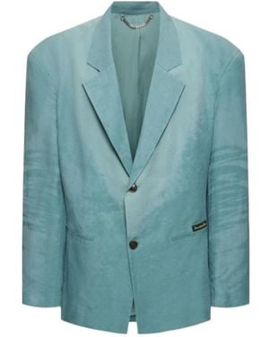 Martine Rose Single-Breasted Casual Jacket - Green