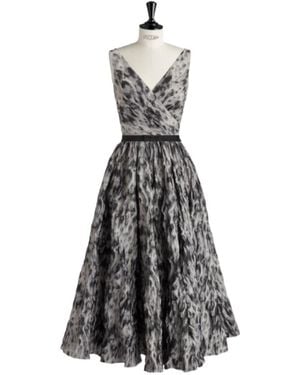 Dior Sleeveless Ruffle Dress - White