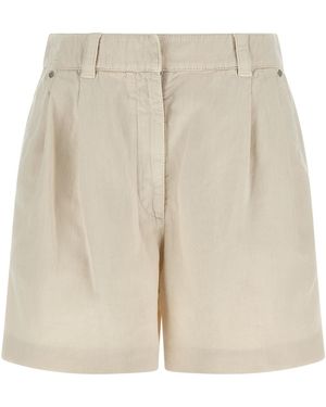 Brunello Cucinelli 'Baggy' Shorts - Natural