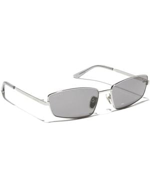 Gucci Rectangular Frame Sunglasses - White