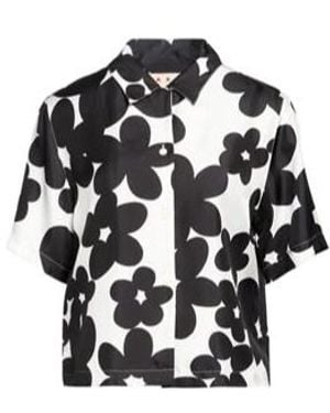 Marni Flower Shirt - Black