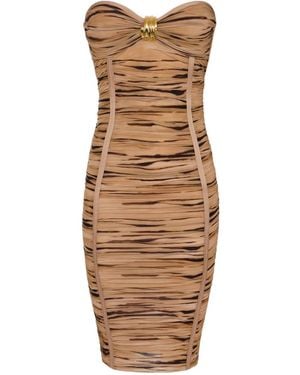 Elisabetta Franchi Party Dresses - Brown