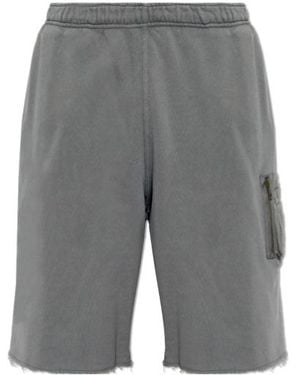 MM6 by Maison Margiela Side Pocket Shorts - Grey