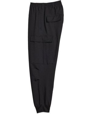 Y-3 Logo Casual Trousers - Black