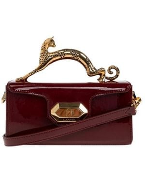 Lanvin Pencil Cat Nano Shoulder Bag - Purple