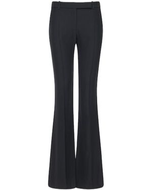 McQueen Flared Casual Pants - Black
