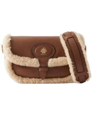 Bally Leather Shoulder Bag - Brown