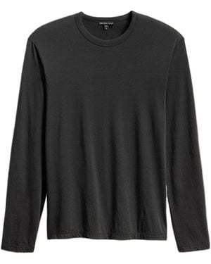 James Perse Lotus T-Shirt - Black