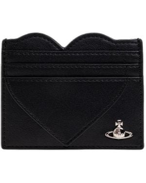 Vivienne Westwood Orb Plaque Card Holder - Black