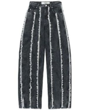 Séfr Frayed-Detail Jeans - Multicolour
