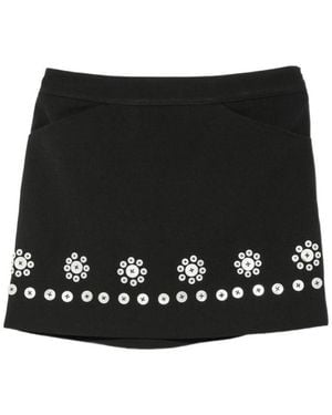 Stine Goya Patterned Skirt - Black