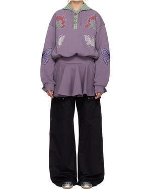 Chopova Lowena Quimby Hooded Dress - Purple