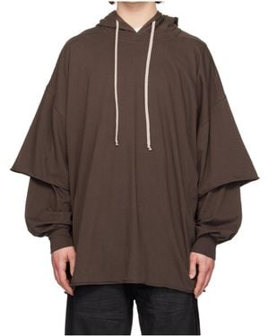 Rick Owens Long-Sleeved Sweatshirt - Brown