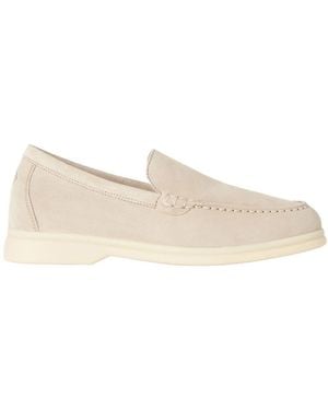 Loro Piana Summer Walk Loafer Shoes - Natural