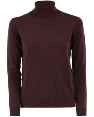 Weekend by Maxmara Wkdkiku Turtleneck Knitted Sweater - Purple