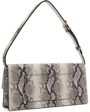 Off-White c/o Virgil Abloh Jitney 1.0 Logo Plaque Shoulder Bag - Metallic