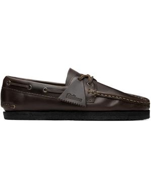 Clarks Godney Boat Shoes - Black