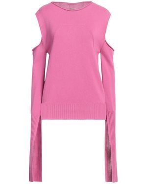 Rick Owens Solidcolor Lightweight Knit Longsleeve Top - Pink