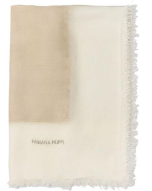 Fabiana Filippi Fringed Scarf - White