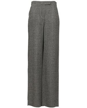 Emporio Armani Straight-Leg Trousers - Grey