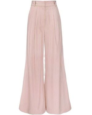 Zimmermann Striped Trousers - Pink