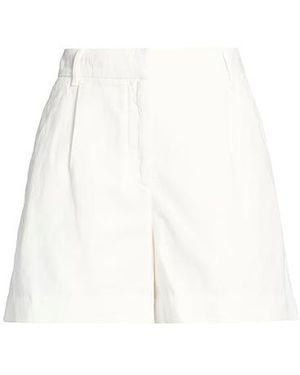 Brunello Cucinelli Solid Twill Shorts - White