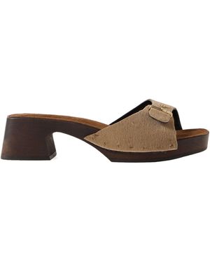 KHAITE 50Mm Britt Sandals - Brown