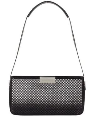 Alexander Wang Siren Perforated Shoulder Bag - White