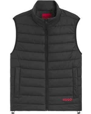 BOSS Water-Repellent Gilet - Black