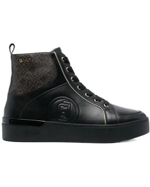 Liu Jo Silvia 69 High-Top Trainers - Black