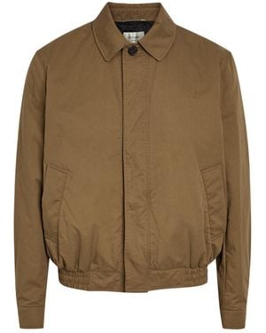 Saint Laurent Quilted Cotton Jacket - Brown